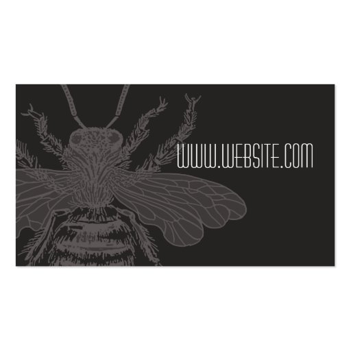 Black Bee Bizcard Business Cards (front side)