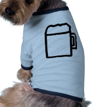 black beer icon pet clothing