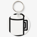 black beer icon keychains