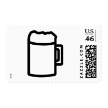 black beer icon postage
