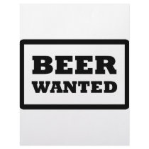 black beer wanted icon letterhead