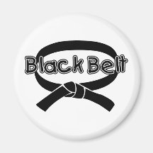 Black Belt 2 Refrigerator Magnet