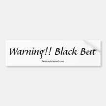 Black Belt Bumper Sticker