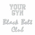 Black Belt Club Jacket embroidered shirts