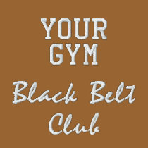 Black Belt Club Jacket embroidered shirts