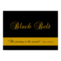 Black Belt Journey posters