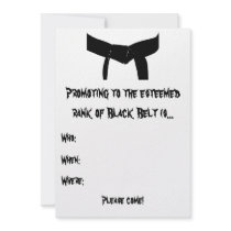 Black Belt Promotion Test Invitation