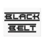 Black Belt Promotion Test Invitation Postcard