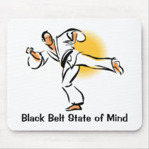 Black Belt State of Mind Mousepad, style 2