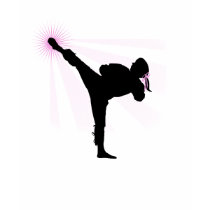 Black Belts Wear Pink Too! t-shirts