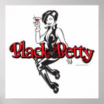 Black Betty Logo Poster