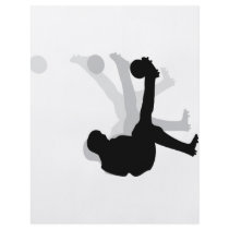 black bicycle kick icon flyers