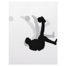 black bicycle kick icon personalized letterhead