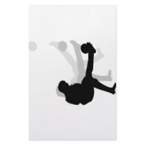 black bicycle kick icon stationery paper