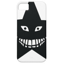 black big grin star iPhone 5 cover