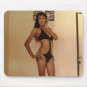 black bikini Mousepad