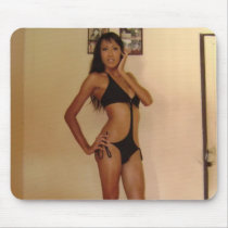 black bikini Mousepad