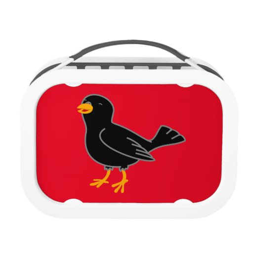 Black Bird Lunch Box Zazzle