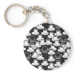 black black coffee time keychains