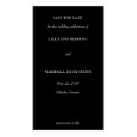 Black Blossom Save The Date Card Business Card Templates