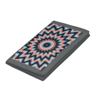 Black, blue and red Mandala Star