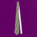 Black/Blue Butterfly on Brick Tie
