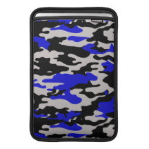 BLACK & BLUE CAMO SLEEVE FOR MacBook AIR