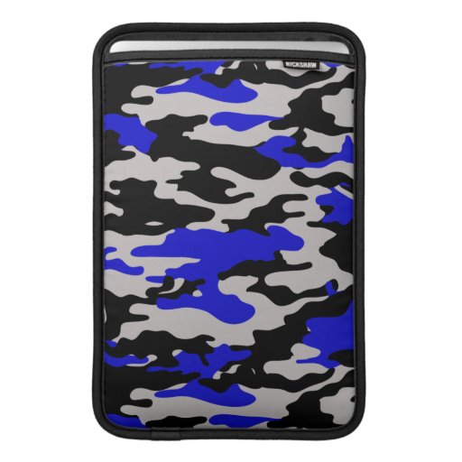 BLACK & BLUE CAMO SLEEVE FOR MacBook AIR