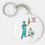 Black & Blue Cross keychains