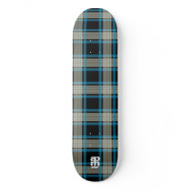 Black & Blue Plaid Skateboard Decks