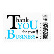 Black & Blue "Thank you for your Business" Stamp
