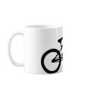black bmx bicycle mugs