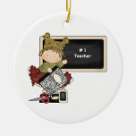 Black Board #1 Teacher Ornaments