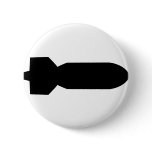 black bomb icon pinback button