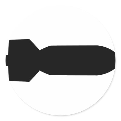 black bomb icon stickers by Tomaniac