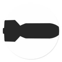black bomb icon stickers