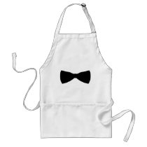 black bow tie aprons