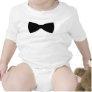black bow tie baby creeper
