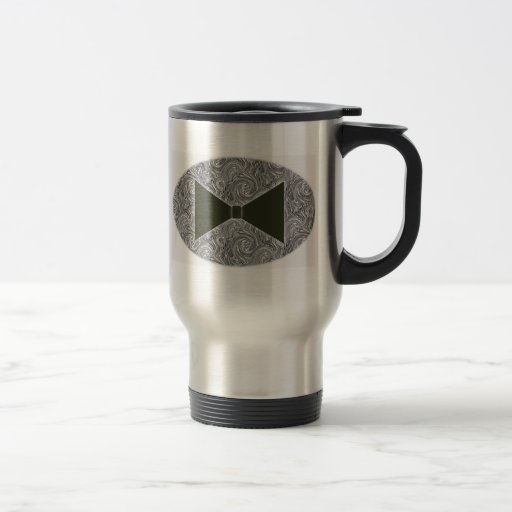 Black  Bow Tie Coffee Mugs