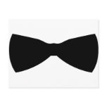 black bow tie postcards