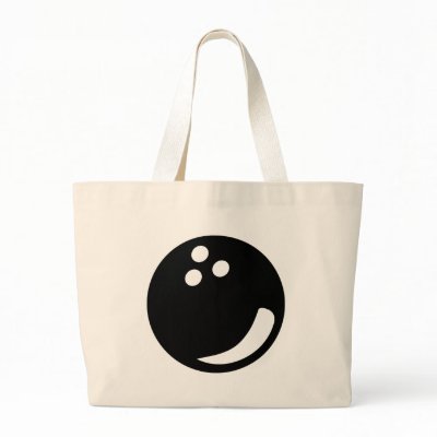 black bowling ball bag by Tomaniac