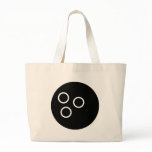 black bowling ball tote bags