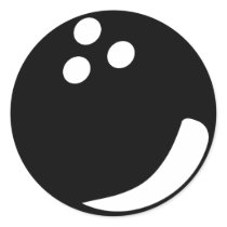 black bowling ball stickers