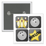 Black Bowling Pins