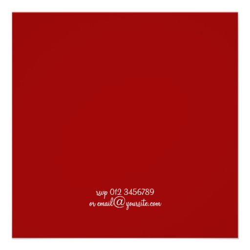 Black BowTie Birthday Invitation