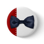 Black Bowtie Button