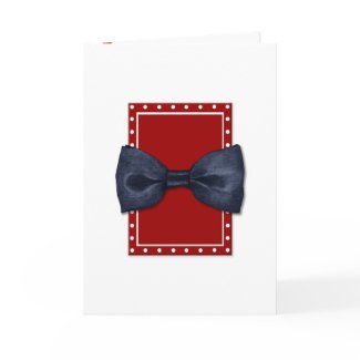 Black Bowtie Card card