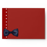 Black BowTie red Card Envelope