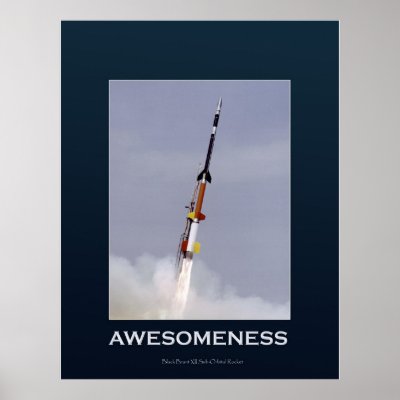 Black Brant XII Rocket AWESOMENESS Posters by EarthGifts
