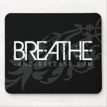 Black Breathe Mouse Pad mousepads by breathe_and_release Black Breathe Mouse Pad mousepads